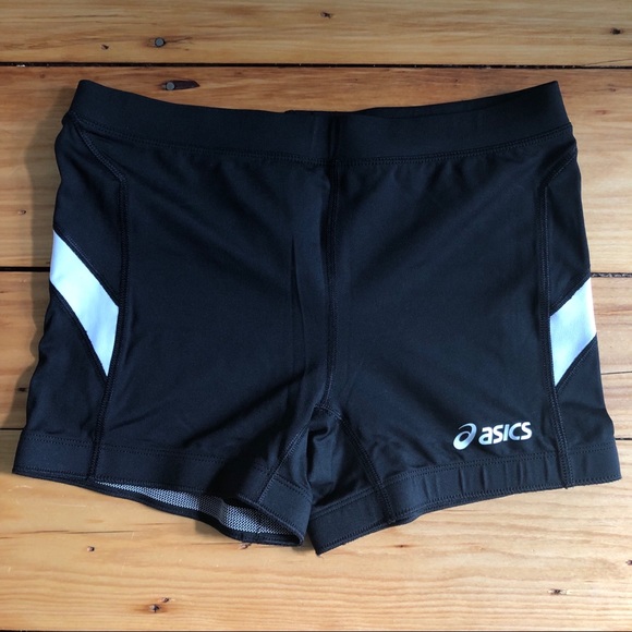Asics Pants - ASICS Stride Fitted Running Boyshorts, M, Black